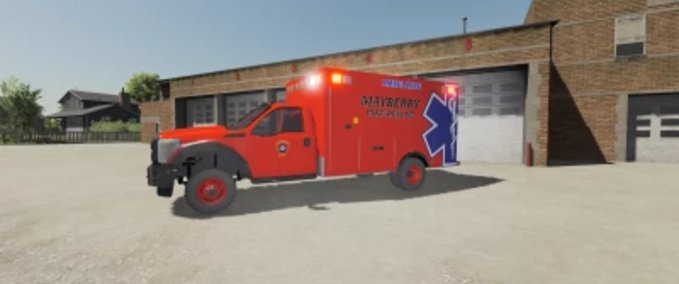 Feuerwehr F550 Krankenwagen FS22 Landwirtschafts Simulator mod