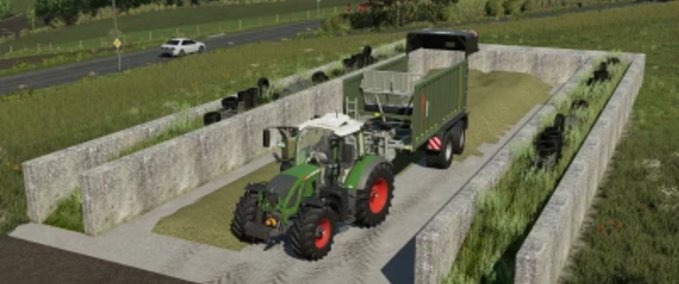 Platzierbare Objekte Alter Bunkersilo U-Typ Landwirtschafts Simulator mod