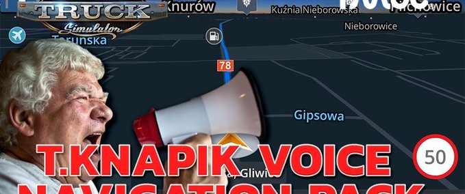 Mods T.Knapik Voice Navigation Pack  American Truck Simulator mod