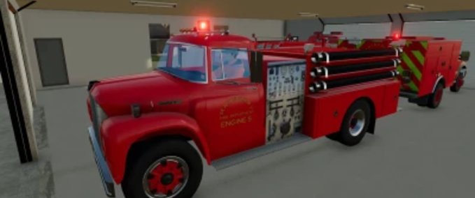 Feuerwehr Loadstar Feuerwehrfahrzeug FS22 Landwirtschafts Simulator mod
