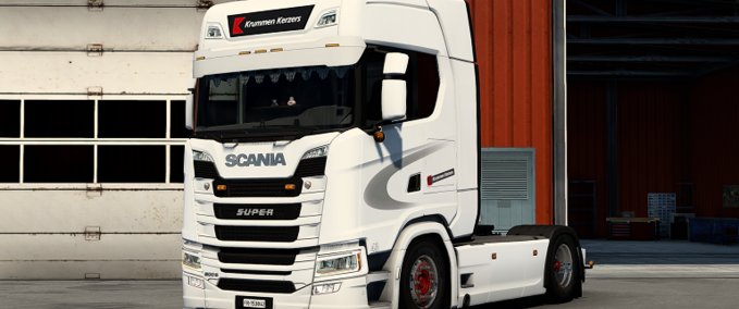 Trailer Scania S Krummen Kerzers Skin Eurotruck Simulator mod