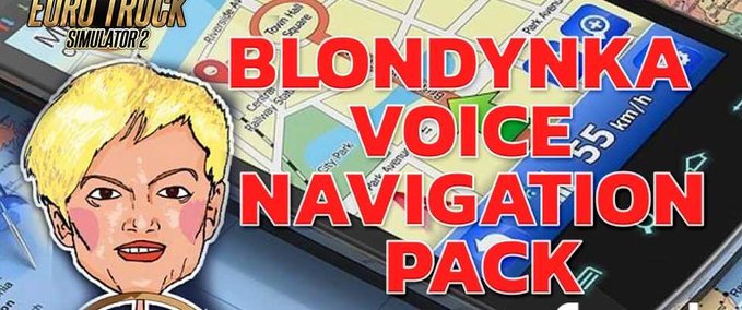 Mods Blondynka Voice Navigation Pack  Eurotruck Simulator mod
