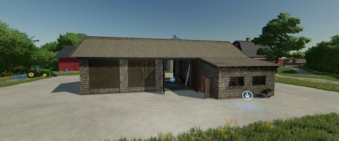 Gebäude Palletten Und Ballen Lager Landwirtschafts Simulator mod