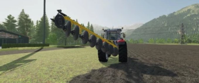 Pflüge 8 Scheibenpflug Landwirtschafts Simulator mod