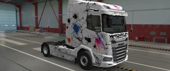 Trucks DAF 2021 XG | XG+ Spider Truck Skin Eurotruck Simulator mod
