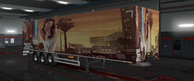 Trailer Grand Theft Auto V II Trailer Skin Eurotruck Simulator mod