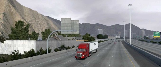 Maps Salt Lake City Overhaul – The Wasatch Mountains [1.47] American Truck Simulator mod
