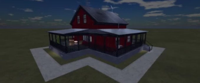 Gebäude Amerikanisch-kanadisches FarmHouse Landwirtschafts Simulator mod