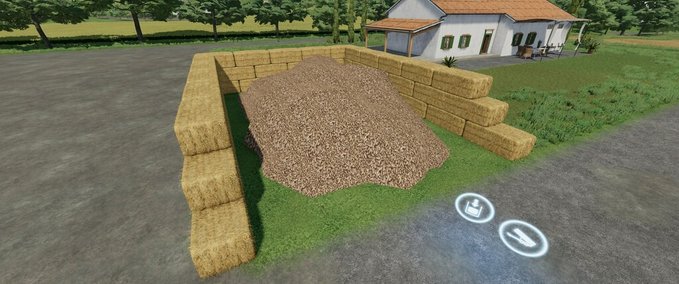 Gebäude Ballenbunker-Aufbewahrungspaket Landwirtschafts Simulator mod