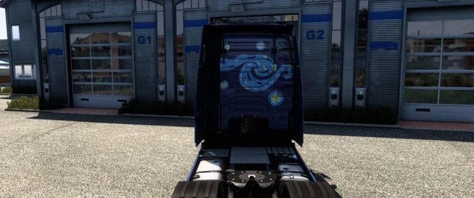 Trucks Volvo FH Van Gogh Truck Skin  Eurotruck Simulator mod