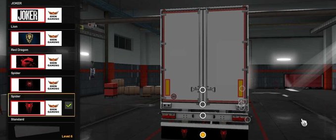Trailer TRAILER MUDFLAPS  Eurotruck Simulator mod
