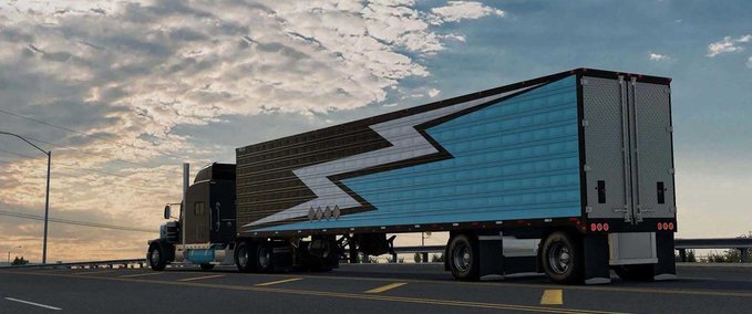 Trailer GD Everest 53`Reefer & Dryvan Trailer - 1.47  American Truck Simulator mod