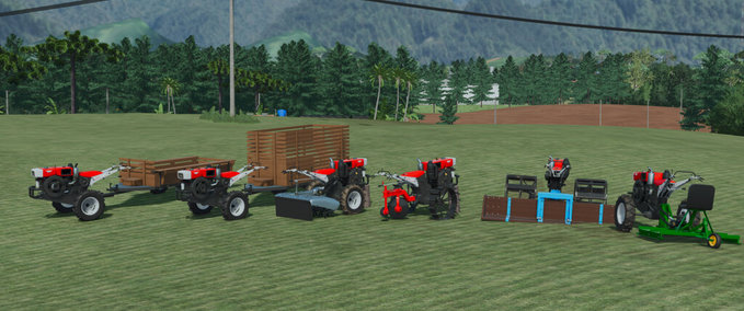 Traktoren Pack Micro Tractors And Implements Landwirtschafts Simulator mod