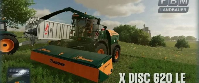Schneidwerke & Schneidwerkswagen Krone X Disc 620 LE Landwirtschafts Simulator mod