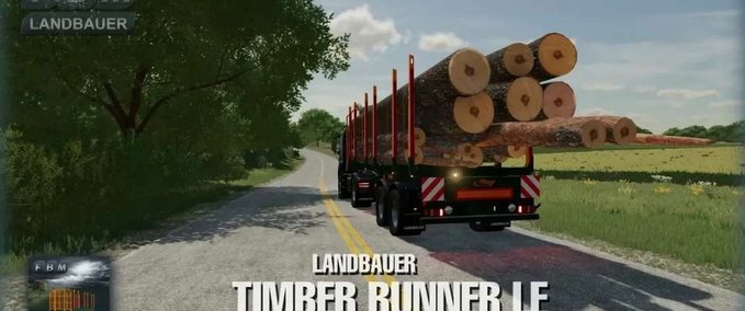 Auflieger Der Holzfäller LE Landwirtschafts Simulator mod