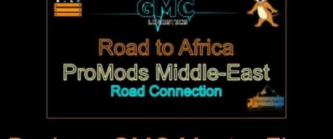 Mods Road to Africa – ProMods Middle-East Road Connection  Eurotruck Simulator mod