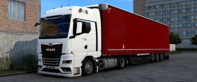 Trucks Man TGX 2020 Low Deck Chassis by Sogard3 - 1.47 Eurotruck Simulator mod