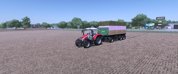 Ballentransport Autoload Ballenanhänger Pack Landwirtschafts Simulator mod