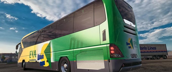 Trucks Neoplan Tourliner C13 – Eva Transporters Skin  Eurotruck Simulator mod