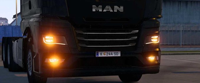 Trucks MAN TGX 2020 Xenon Headlights  Eurotruck Simulator mod