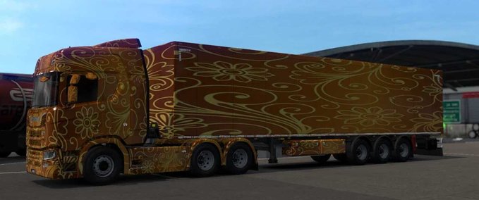 Trucks Gold Edition Skin Pack  Eurotruck Simulator mod