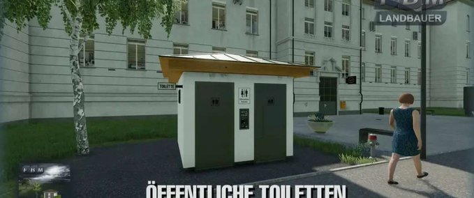 Platzierbare Objekte Öffentliche Toiletten Landwirtschafts Simulator mod