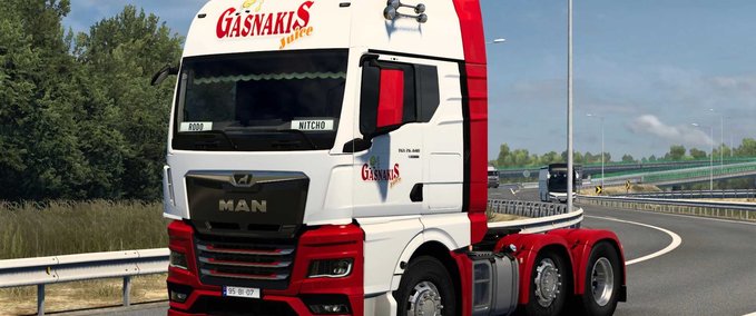 Trucks MAN TGX 2020 GASNAKIS JUICE SKIN  Eurotruck Simulator mod