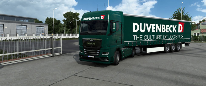 Trucks MAN TGX 2020 Duvenbeck Transport Combo Skin Pack Eurotruck Simulator mod
