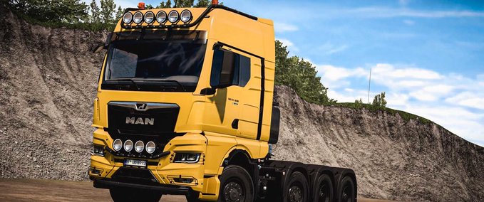 Trucks MAN TG3 2020 Light Bars  Eurotruck Simulator mod