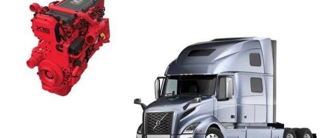 Trucks Volvo VNL 2018 Cummins X15 Performance 605 Engine American Truck Simulator mod