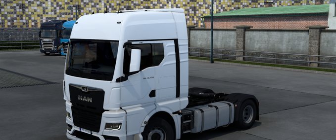Trucks MAN TGX 2020 - Chassis with 1420 liters fuel tank (2x 710 liters) By Teksit Eurotruck Simulator mod