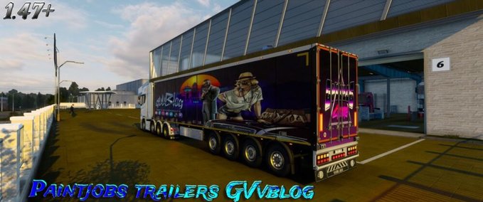 Trailer Trailer Skin by GVvblog  Eurotruck Simulator mod