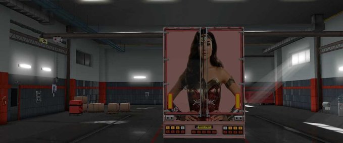 Trailer WONDER WOMAN IV TRAILER SKIN  Eurotruck Simulator mod