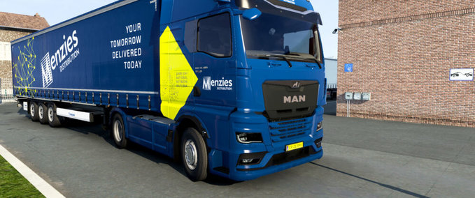Trucks MAN TGX 2020 Menzies Combo Skin Pack  Eurotruck Simulator mod