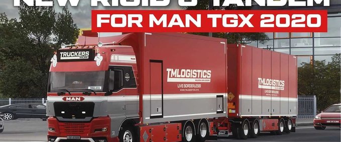 Trucks MAN TGX 2020 Rigid Chassis Addon by Kast - 1.47 Eurotruck Simulator mod