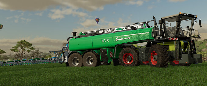Güllefässer Samson SG, TGX Landwirtschafts Simulator mod