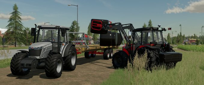 Traktoren Massey Ferguson 3700 AL Series Landwirtschafts Simulator mod