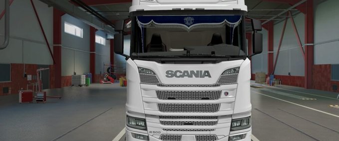 Trucks Scania S&R Curtains  Eurotruck Simulator mod