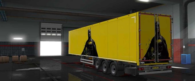 Trailer Batman Trailer Skin  Eurotruck Simulator mod