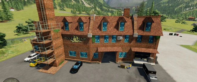 Gebäude Black Fox Destillerie Landwirtschafts Simulator mod