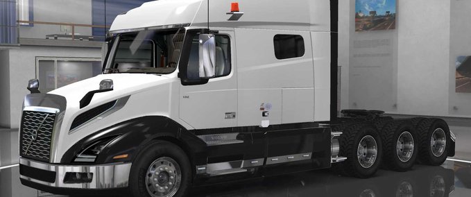 Trucks SCS VNL 740 8×6 Chassis  American Truck Simulator mod