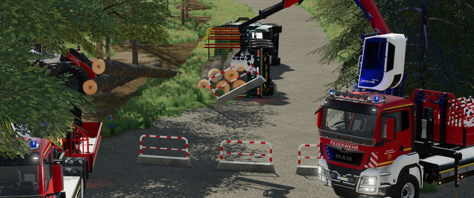 Objekte Mobile Absperrung Landwirtschafts Simulator mod
