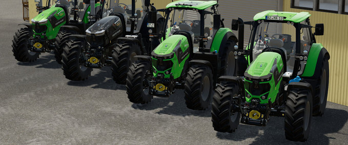Traktoren Deutz-Fahr Serie 6.4 / Serie 6 Landwirtschafts Simulator mod