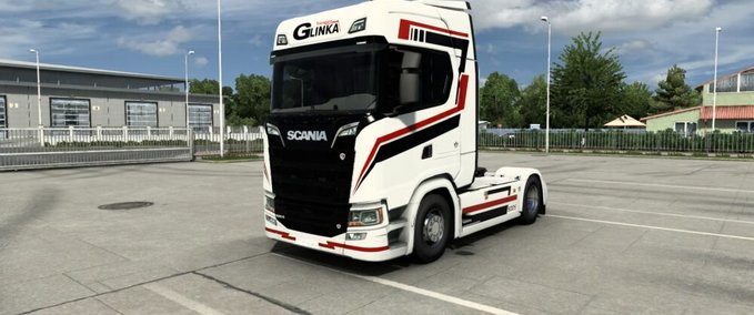 Trucks Scania Truck Skin Glinka Eurotruck Simulator mod