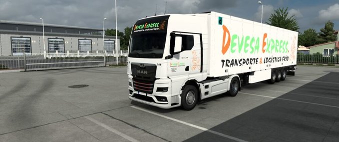 Trucks MAN TGX 2020 DEVESA EXPRESS Combo Skin  Eurotruck Simulator mod