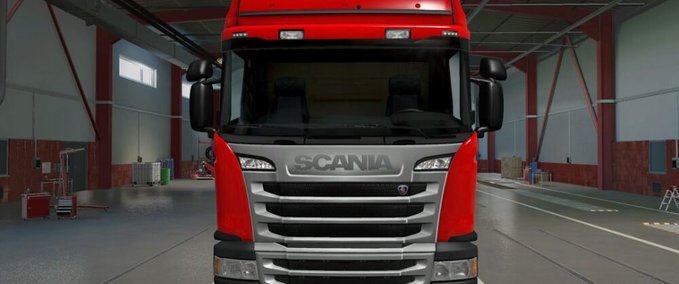 Trucks Scania RJL Grill Spot LED Eurotruck Simulator mod