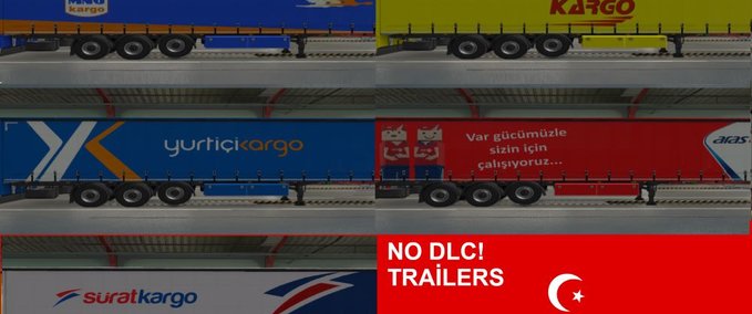 Trailer Turkish Cargo Trailers  Eurotruck Simulator mod