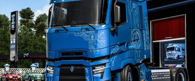 Trucks RENAULT E-RANGE TRUCK - 1.47 Eurotruck Simulator mod