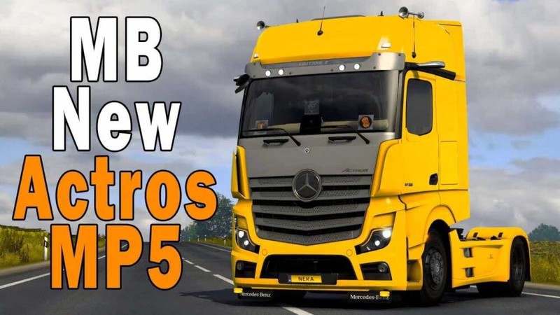 ETS2: Mercedes Benz Actros MP5 - 1.47 v 2.0 Trucks, Mercedes Mod für  Eurotruck Simulator 2