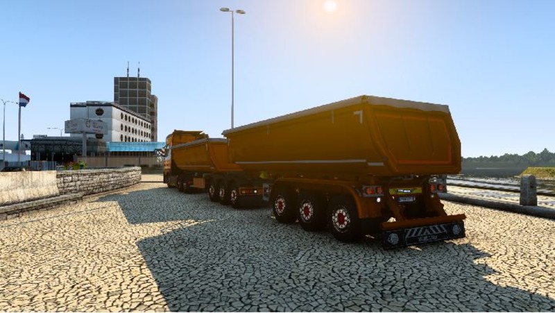 Ets2: Dumper B-Double - 1.47 V 1.1 Trailer Mod Für Eurotruck Simulator 2